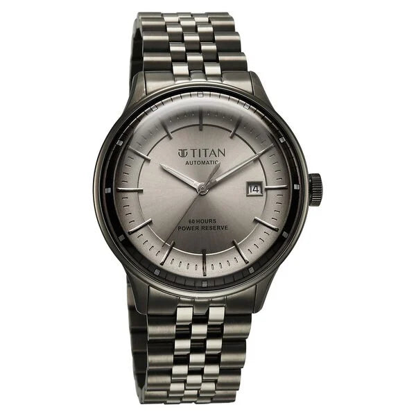 Titan Weekender 60 Hours Power Reserve Concealed Automatic Analog Watch for Men 90201qm02 - KRISHNA WATCH COMPANY
