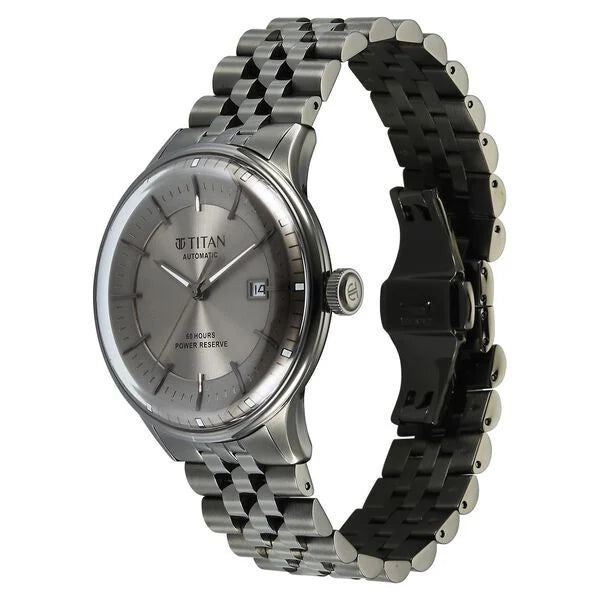 Titan Weekender 60 Hours Power Reserve Concealed Automatic Analog Watch for Men 90201qm02 - KRISHNA WATCH COMPANY