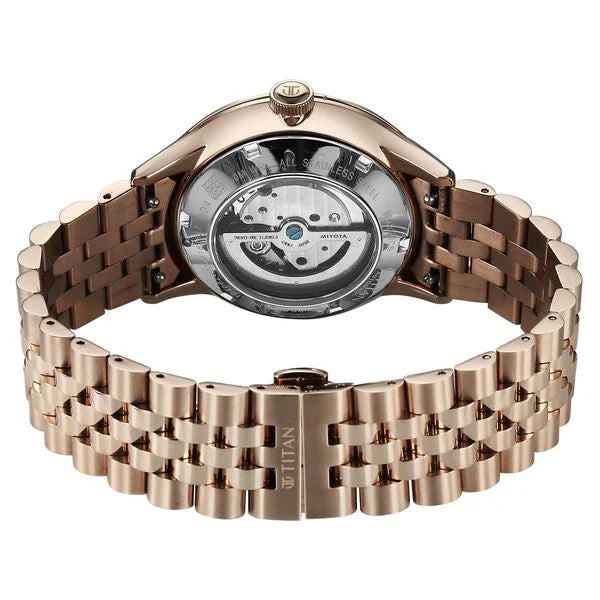Titan Weekender 60 Hours Power Reserve Concealed Automatic Watch for Men 90201wm01 - KRISHNA WATCH COMPANY