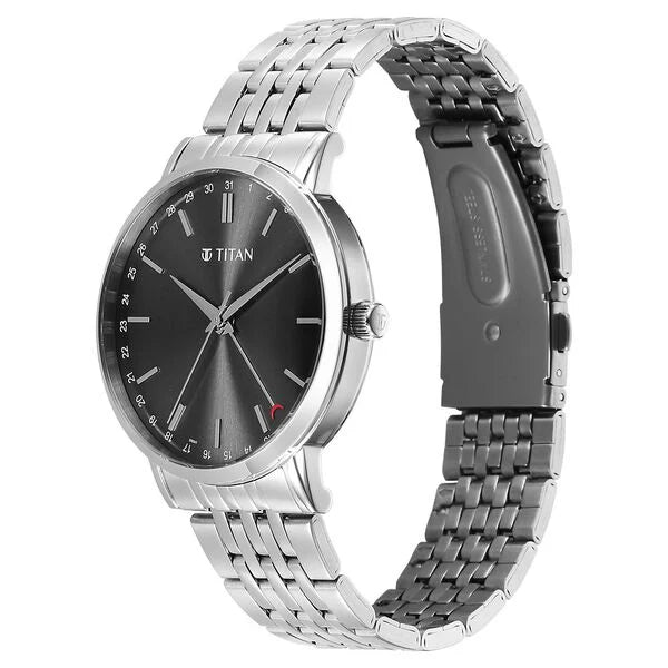 Titan Elegance Watch for Men - 90202SM01 - KRISHNA WATCH COMPANY