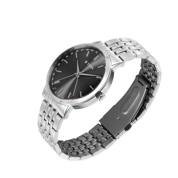 Titan Elegance Watch for Men - 90202SM01 - KRISHNA WATCH COMPANY