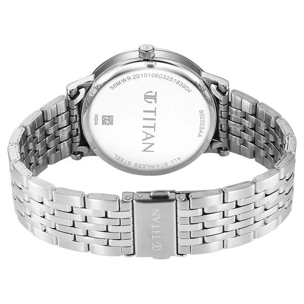 Titan Elegance Watch for Men - 90202SM01 - KRISHNA WATCH COMPANY