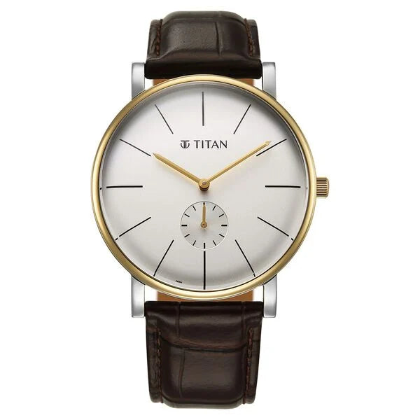 Titan Elegance Watch for Men - 90203BL01 - KRISHNA WATCH COMPANY