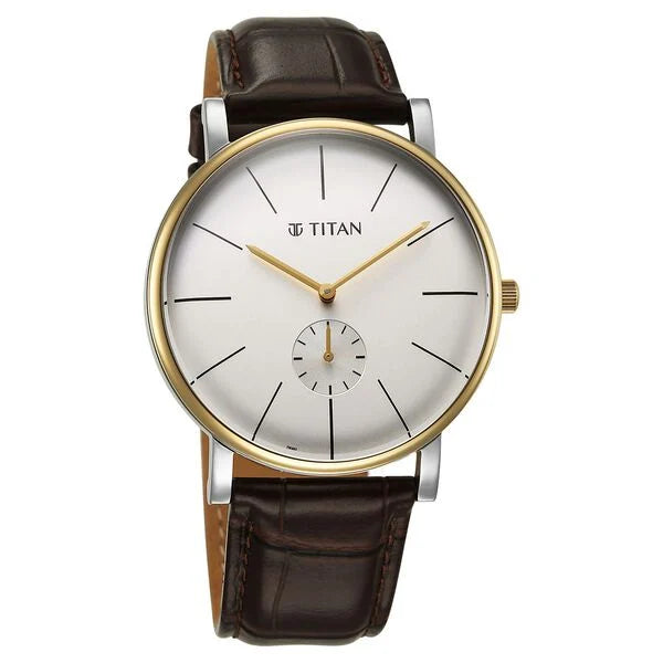 Titan Elegance Watch for Men - 90203BL01 - KRISHNA WATCH COMPANY