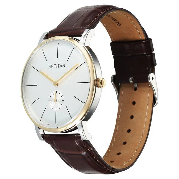 Titan Elegance Watch for Men - 90203BL01 - KRISHNA WATCH COMPANY