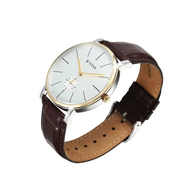 Titan Elegance Watch for Men - 90203BL01 - KRISHNA WATCH COMPANY