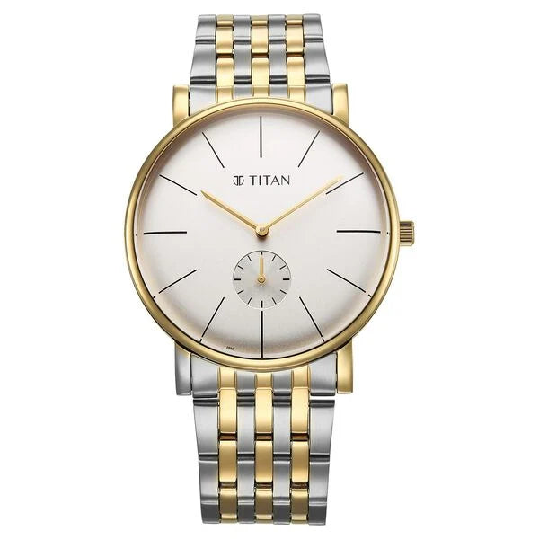 Titan Elegance Watch for Men - 90203BM01 - KRISHNA WATCH COMPANY