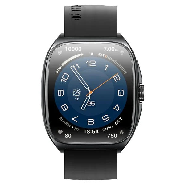 Titan Evolution 4.6 cm (1.85) Curved AMOLED Display | Piezoelectric functional Crown | NitroFast charging - 90204AP01 - KRISHNA WATCH COMPANY