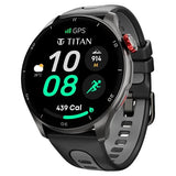Titan Celestor Advanced GPS & Barometer 3.6 CM AMOLED Display with AOD, Piezoelectric Functional Crown Black Eclipse. 90206ap01