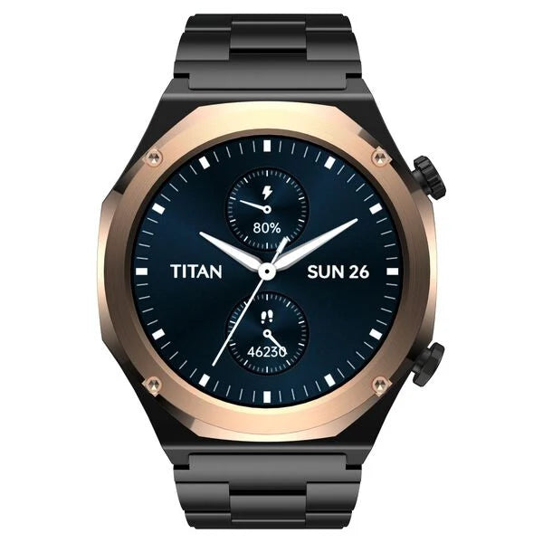 Titan Maestro Premium Metal Smartwatch - 90208km02 - KRISHNA WATCH COMPANY