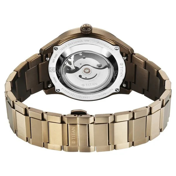 Titan Astral Concealed Automatic Watch for Men - 90209QM01 - KRISHNA WATCH COMPANY