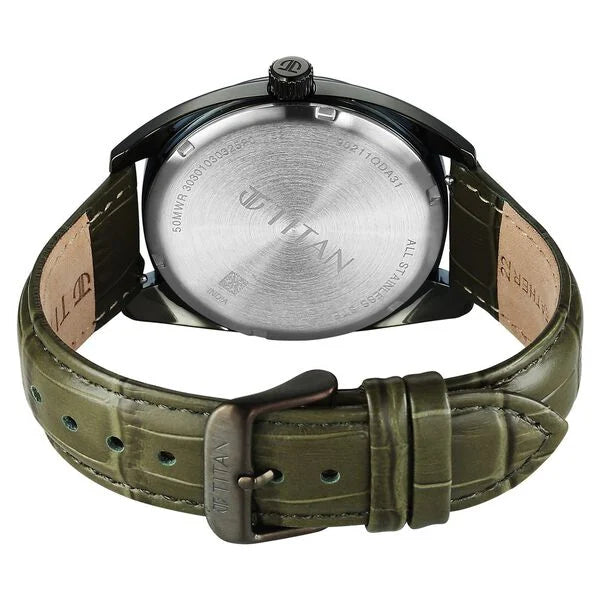 Titan Tonneau Watch for Men 90211ql01