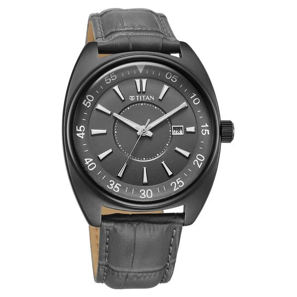 Titan Tonneau Watch for Men - 90211QL02 - KRISHNA WATCH COMPANY