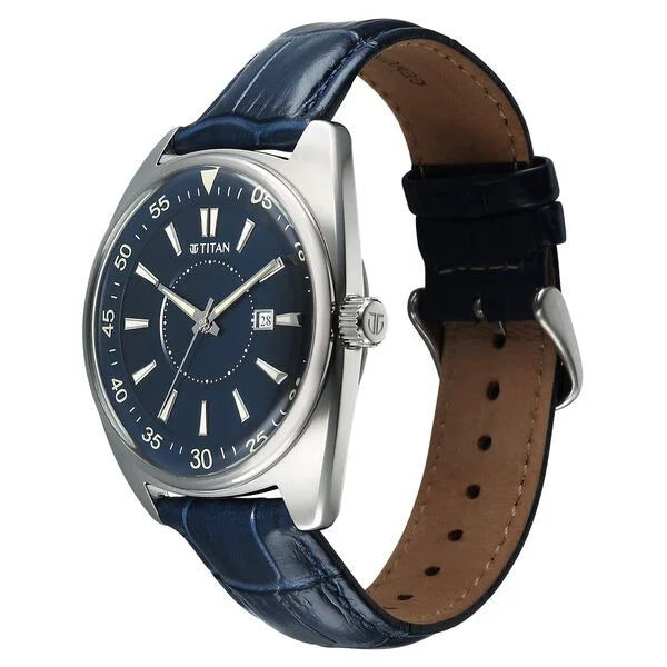 Titan Tonneau Watch for Men - 90211SL01 - KRISHNA WATCH COMPANY