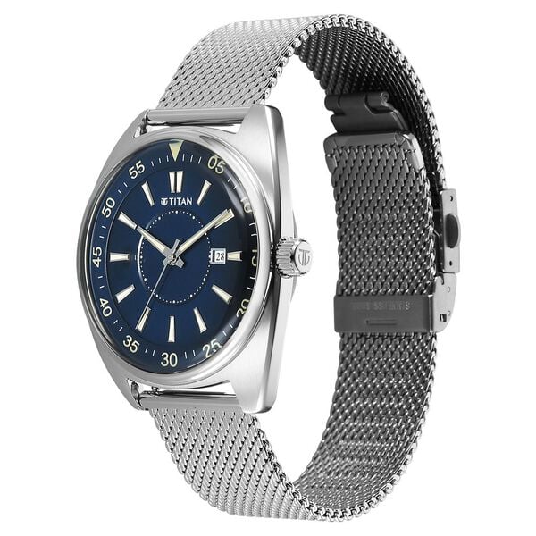 Titan Tonneau Watch for Men 90211sm01