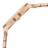 Titan Regalia Dodecagon Brown Dial Rose Gold Watch For Men - 90212WM01