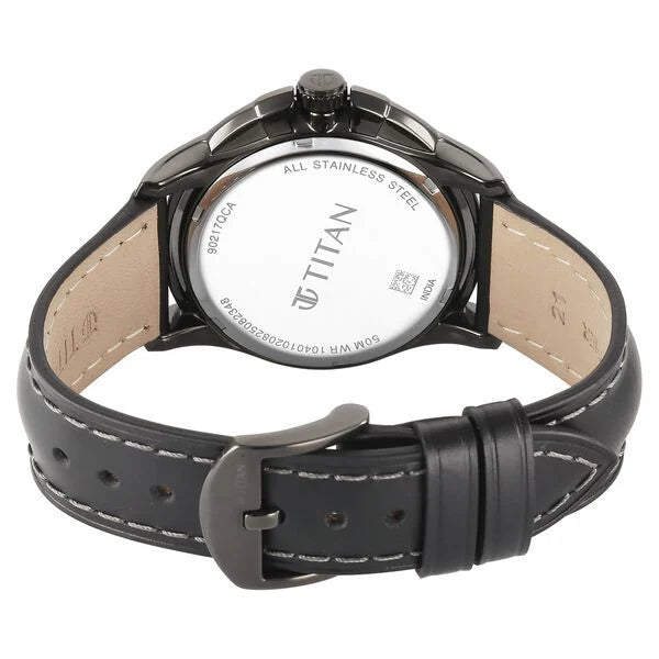 Titan Classique Four Eye Multifunction Watch for Men 90217QL01 - KRISHNA WATCH COMPANY