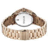 Titan Classique Four Eye Multifunction Watch for Men - 90218WM01 - KRISHNA WATCH COMPANY