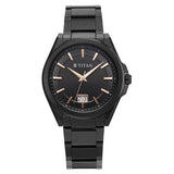 Titan Classique Big Date Analog with Black Dial Black Watch for Men 90219nm01