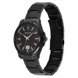 Titan Classique Big Date Analog with Black Dial Black Watch for Men 90219nm01