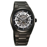 Titan Nexus Skeletal Automatic Analog with Gun Dial Gun Stainless Steel Strap Watch for Men 90221qm02