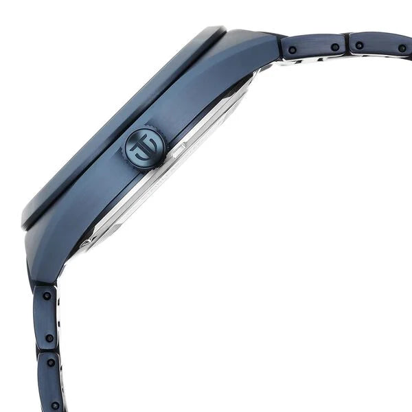 Titan Nexus Skeletal Automatic Analog with Blue Dial Blue Stainless Steel Strap Watch for Men 90221qm03