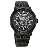 Titan Phoenix Skeletal Automatic Analog with Gun Dial Black Stainless Steel Strap Watch for Men 90223nm01