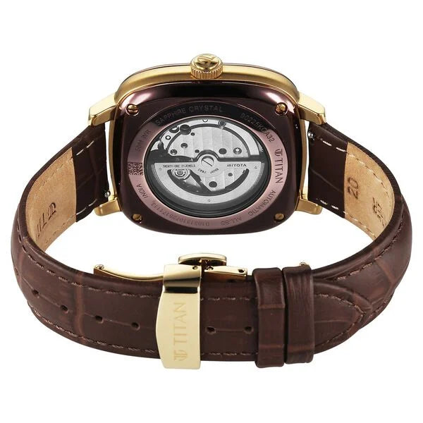 Titan Vintage Concealed Automatic Watch for Men 90225kl03 - KRISHNA WATCH COMPANY