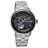 Titan Orbital Open Heart Automatic Watch for Men 90226sm01 - KRISHNA WATCH COMPANY