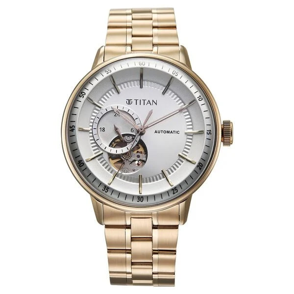Titan Orbital Open Heart Automatic Analog Watch for Men 90226wm01 - KRISHNA WATCH COMPANY
