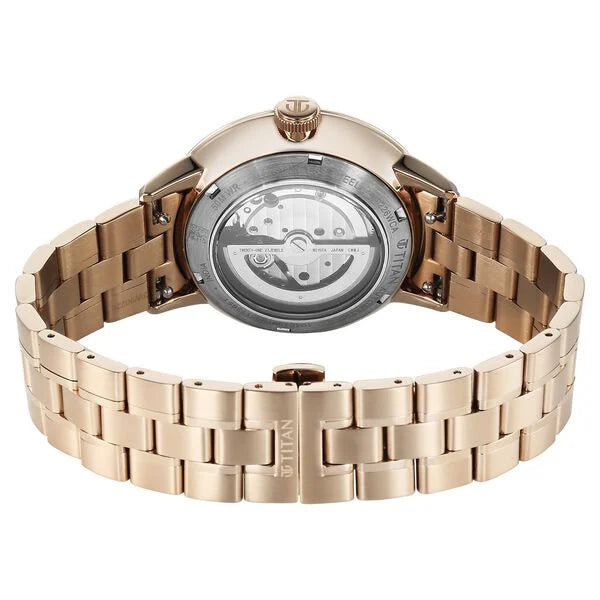 Titan Orbital Open Heart Automatic Analog Watch for Men 90226wm01 - KRISHNA WATCH COMPANY