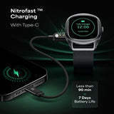 Titan EVOKE S Smartwatch with 1.7" AMOLED Display AI Chat Smart Glance Flush strap Transition Magnetic Precision Buckle 90249qp01k