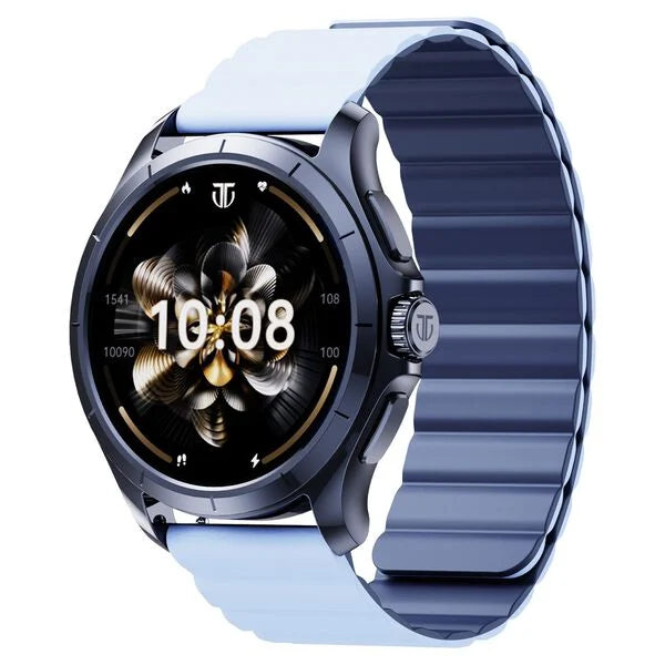 Titan Evoke Smartwatch 1.32" inch AMOLED Display with AOD, 1000 Nits Metal Body 90251qp02c