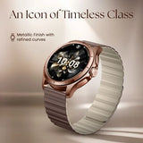 Titan Evoke Smartwatch 1.32" inch AMOLED Display with AOD, 1000 Nits Metal Body 90251qp02c