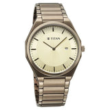 Titan Classique Slim Wear Quartz Analog Refined Formal Dress Watch For Men 90257qm03