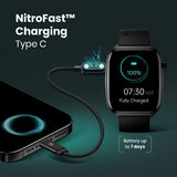 Titan Smart 4.0 Smartwatch with 1.93" AMOLED Display, Infinite AI Watch Faces, AI Voice assistant, Smart Hydration 90299np01k