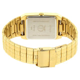 Titan Silver Dial Golden Metal Strap Watch NP9151YM01