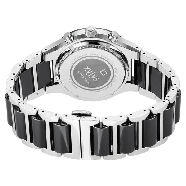 Xylys Swiss Analog Stainless Steel Black Dial Watch for Men 9295dm04 - KRISHNA WATCH COMPANY