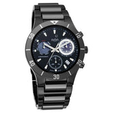 Xylys Swiss Chronograph Stainless Steel And Ceramic Strap Black Dial Watch For Men 9295dm05