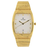 Titan Quartz Analog with Date White Dial Watch for Men - 9315YM01