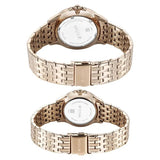 Titan Bandhan Quartz Analog with Date Silver Dial Pink Watch For Couple - 9401194211WM01