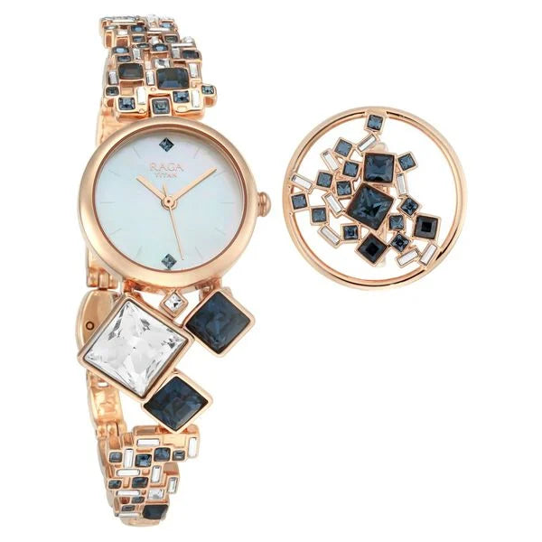 Titan Raga Cocktails Watch for Women 95106wm02f