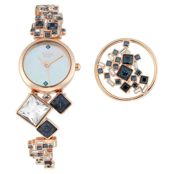 Titan Raga Cocktails Watch for Women 95106wm02f - KRISHNA WATCH COMPANY