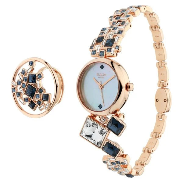 Titan Raga Cocktails Watch for Women 95106wm02f - KRISHNA WATCH COMPANY