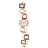 Titan Raga Facets Pink Dial Analog Stainless Steel Strap Watch for Women 95118wm02