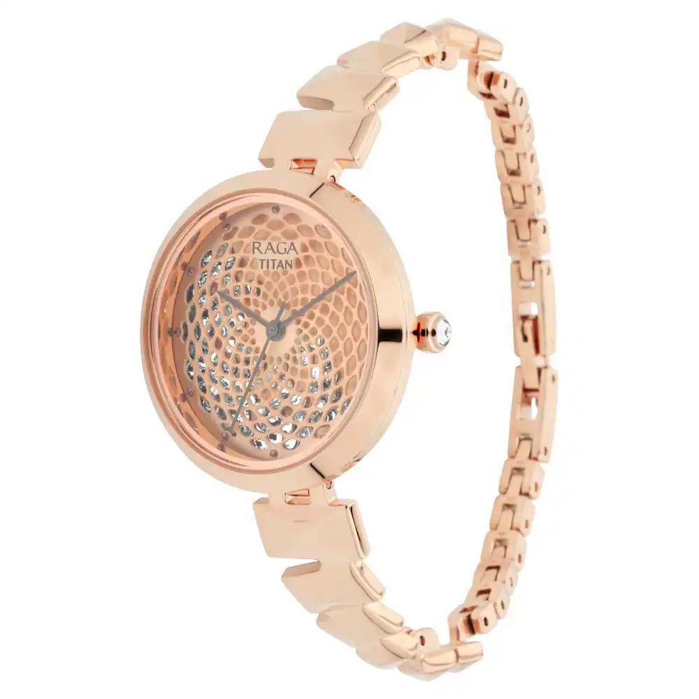 Titan Crystal from Raga Facet 95121WM01 - KRISHNA WATCH COMPANY