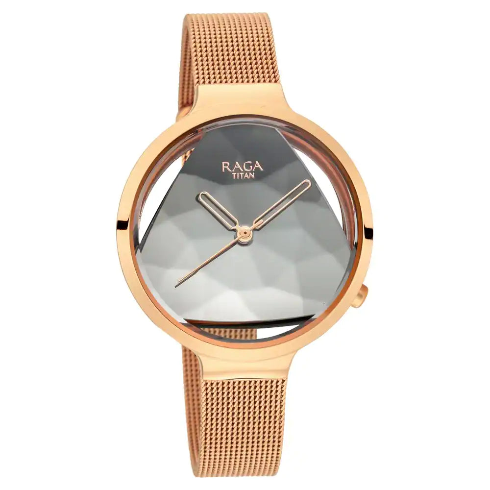 Titan Crystal from Raga Moments of Joy - NT95134WM01 - KRISHNA WATCH COMPANY
