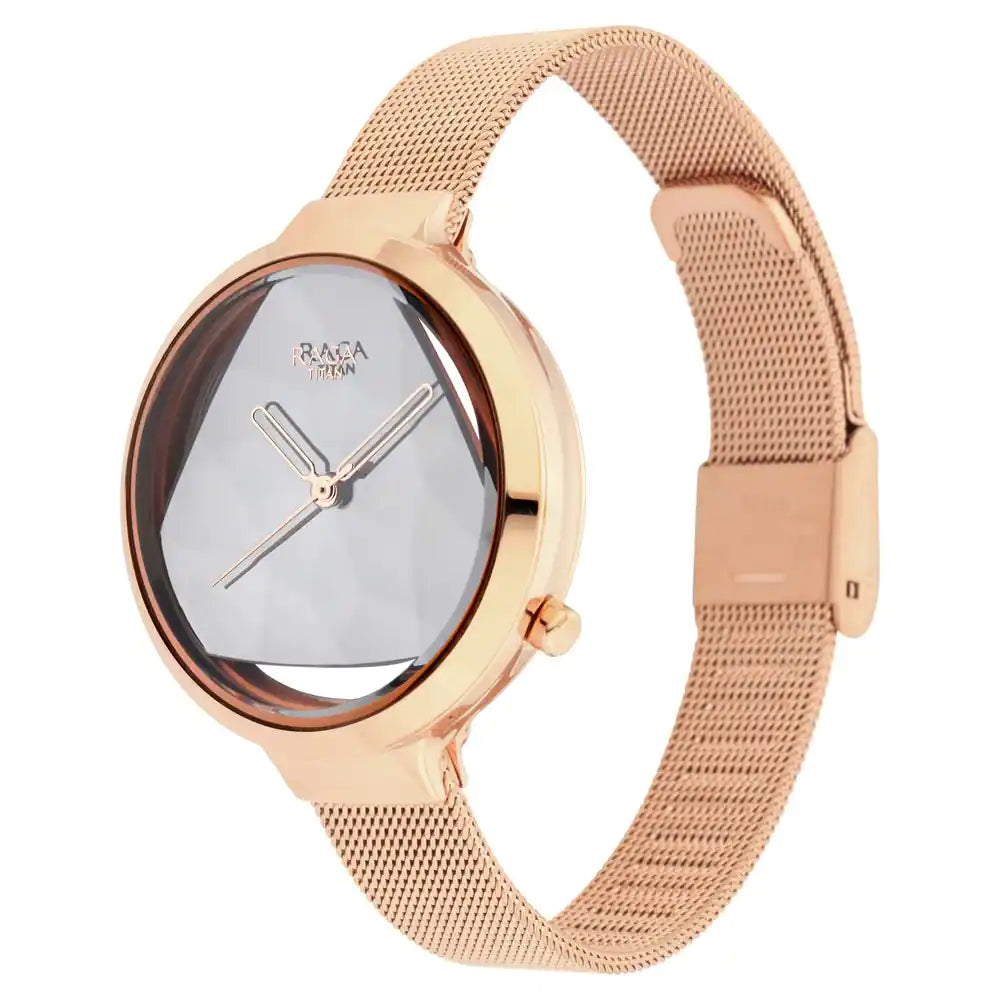Titan Crystal from Raga Moments of Joy - NT95134WM01 - KRISHNA WATCH COMPANY