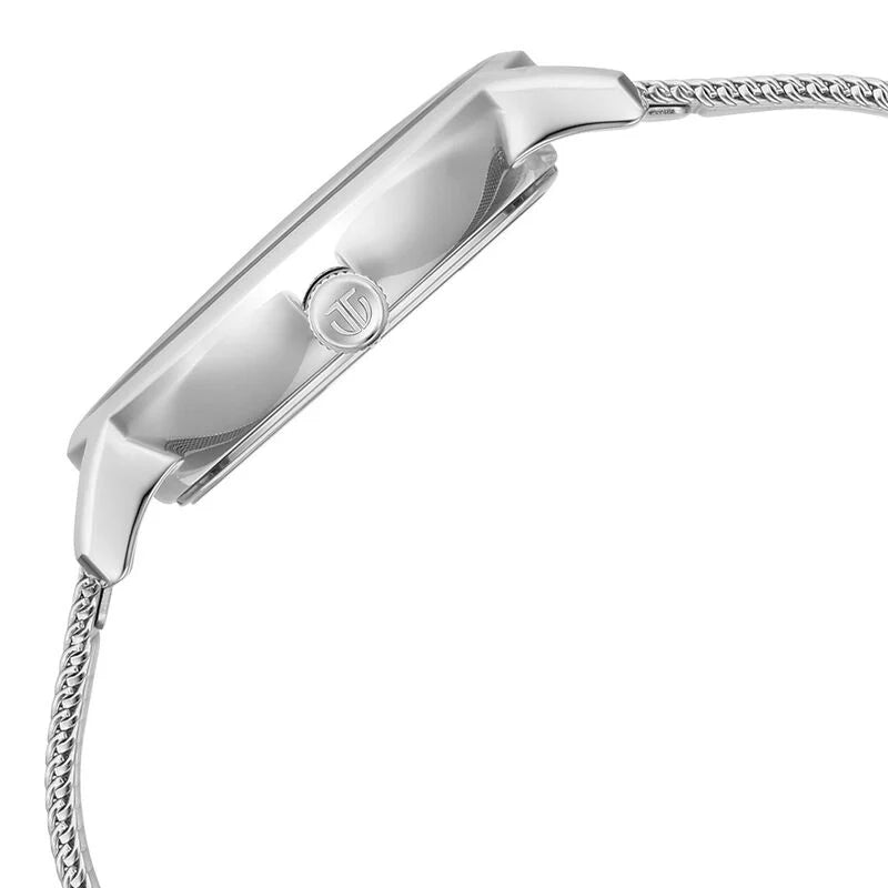 Titan Workwear Slimline Mother Of Pearl Dial Stainless Steel Strap Watch for Women 95143SM01 - KRISHNA WATCH COMPANY