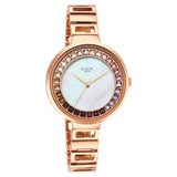 Titan Love All Watch with Mother Of Pearl Dial & Brass Strap 95150WM01